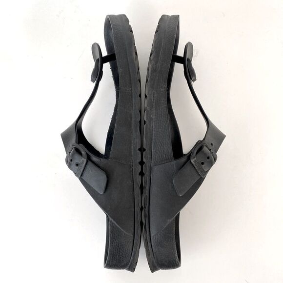 Birkenstock Black Slide Beach Sandals Lightweight Waterproof Sz 8-8.5 Beach Pool - Picture 12 of 16